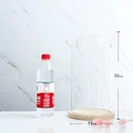 30cm tall clear glass cloche display dome with natural wood base for collectibles - 15*30cm Glass Dome + Wood Base