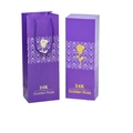 Boîte cadeau violette élégante et sac assorti pour l'accessoire rose dorée 24K - Accessoires d'Emballage / Violet / Boîte Cadeau Vide + Sac à Main