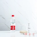 Transparent glass dome display case with a light wood base, 10cm height and 8cm diameter - 8*10cm Glass Dome + Wood Base
