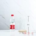 Transparent glass display cloche with wooden base, 20cm height and 9cm diameter size - 9*20cm Glass Dome + Wood Base