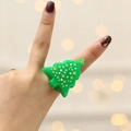 Lichtgevende groene kerstboom rubberen ring met LED-licht voor feestelijke vieringen - Jenny J. Boom