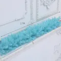 Guirnalda navideña artificial azul claro de 2,7 m para decoración festiva de pared - 2.7m / Azul Cielo