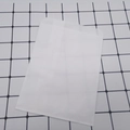 Blank rectangular white kraft paper bag for cookies and candy party favors - Pure White