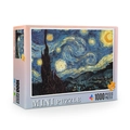 Mini 1000-piece puzzle featuring Van Gogh Starry Night artwork in a compact gift box - Starry Night (66-003)