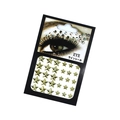 Selbstklebende goldene Stern-Gesichtsedelsteine und Strasssteine für DIY-Makeup und Nailart - Gemischte Größen Vergoldete Sterne