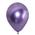 Enkele 12-inch paarse metallic ballon met reflecterende afwerking voor feestdecor - Metallic Paars