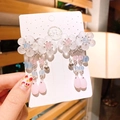 Pink Teardrop Silver Single Item (buy 2 Get A Pair)