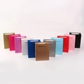 Various colored cardstock gift bags with woven rope handles in a V-shaped arrangement - 14*11*6cm / Assorted Colors