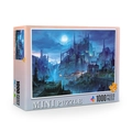 Fantasy night castle 1000 pieces mini puzzle in eco-friendly packaging for ages 8 and up - Castle Night View (66-014)