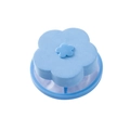 Filtro galleggiante blu a forma di prugna per lavatrice per rimuovere peli e detriti - Stile Fiore di Prugna in Spugna / Blu