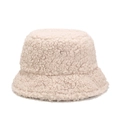 Bob en polaire peluche beige avec texture douce pour une chaleur hivernale - M (56-58cm) / Beige Uni