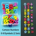 Educational foam magnetic numbers and math symbols set with transparent storage box - Cartoon Numbers Set (Small Box)