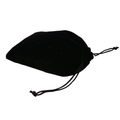 Small black velvet drawstring jewelry pouch for storing memorial urn necklaces and small gifts - Velvet Pouch Bag