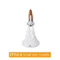 Style A small 3D printed space shuttle launch night light with glowing cloud base - 21CM Style A (Small)