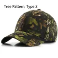 Realistic forest branch camouflage baseball cap for outdoor tactical training and fishing - Leaf Camouflage Style 2