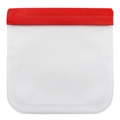 Sacchetto riutilizzabile in PEVA per alimenti con cerniera rossa per frutta fresca - Rosso / 16*22cm