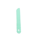 Spatola in silicone verde menta con impugnatura antiscivolo e foro per appendere resina - Raschietto per Miscelazione Piccolo / Verde