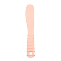 Spatola in silicone rosa per miscelazione resina con impugnatura antiscivolo e foro per appendere - Spatola per Miscelazione Grande / Rosa