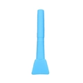 Bastoncino in silicone azzurro per miscelare resina con testa piatta per maschere - Asta di Agitazione Media / Blu