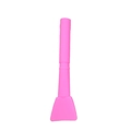 Pennello piatto in silicone rosa fluo per maschere viso e miscelazione DIY - Asta di Agitazione Media / Rosa