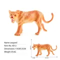 Modelo de juguete de leopardo realista con texturas detalladas para la educación temprana - Leopardo