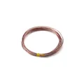 Brown anodized aluminum wire for DIY jewelry making and craft weaving projects - Brown