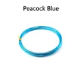 Peacock blue color anodized aluminum craft wire roll for DIY jewelry making and weaving - Teal