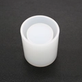 Translucent cylindrical silicone mold for resin casting and DIY cylinder container making - Mirror Cylindrical Pen Holder Mold