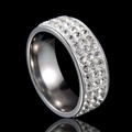 Silver White Rhinestone