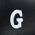 Translucent silicone mold for DIY crafts in large uppercase letter G shape - Letter-G