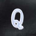 Translucent silicone Q-letter mold for DIY crystal resin casting and crafts - Letter-Q