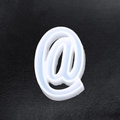 Silicone resin mold in @ symbol shape for DIY crystal epoxy jewelry pendant making - Symbol-@