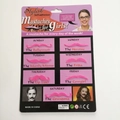Pink self-adhesive fake mustache set with seven unique styles for women parties - One Size / Lady Mustache Pink
