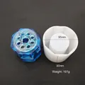 Stampo ottagonale in silicone per portapenne in resina fai da te, 95mm diametro e 90mm - Stampo grande ottagonale per portapenne effetto specchio