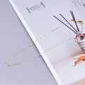 Elegante 18K vergulde titanium lipketting met verstelbare karabijnsluiting - Lippen Ketting (L22) - Goud