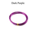 Deep purple 0.6-3mm colorized aluminum wire for DIY jewelry making and crafts - Deep purple