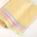Set of four colorful microfiber cleaning cloths in yellow, blue, pink and green tones - Cleaning Cloth / 13x13
