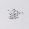 Polished 1x5mm stainless steel open jump rings for DIY jewelry making accessories - Steel Color (1000Pcs/Pack)
