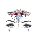L0160 colorful acrylic crystal face gem stickers in teardrop and crown pattern - L0160 Colorful Multi-shape Gems
