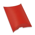European style red pillow shaped gift box for wedding favors and candy packaging - Red