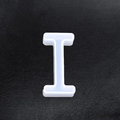 Translucent silicone mold in letter I shape for DIY resin pendant and keychain making - Letter-I