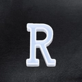 Translucent silicone mold for DIY crafts in the shape of the uppercase letter R - Letter-R