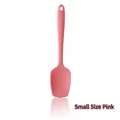 Piccola spatola rosa in silicone alimentare con design monoblocco e foro per appendere - Piccolo / Rosa