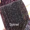 Fili di perle in spinello nero sfaccettato da 3mm per la creazione di gioielli - Spinello Nero 3mm