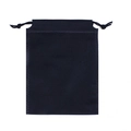 Sac de rangement noir en non-tissé avec cordon de serrage et coutures renforcées - 30*40cm / Noir
