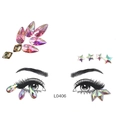 Joyas de acrílico iridiscente para ojos y rostro estilo L0406 con formas de cristal geométrico - L0406 Gemas de Estrella Irrisadas