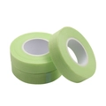 Drie rollen lichtgroene ademende wimpertape voor het enten met een netstructuur - Standaard doos / Groen