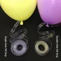 5 m transparante ballonstrip met enkele en dubbele gaten voor feestelijke decoraties - Balloon Garland