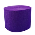 Rollo de papel pinocho morado para decoraciones de techos de bodas y fiestas - 4.5cm*25m / Púrpura oscuro