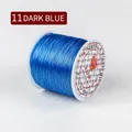 Elastic crystal cord in dark blue finish for handmade jewelry making and beading - 11 Dark Blue